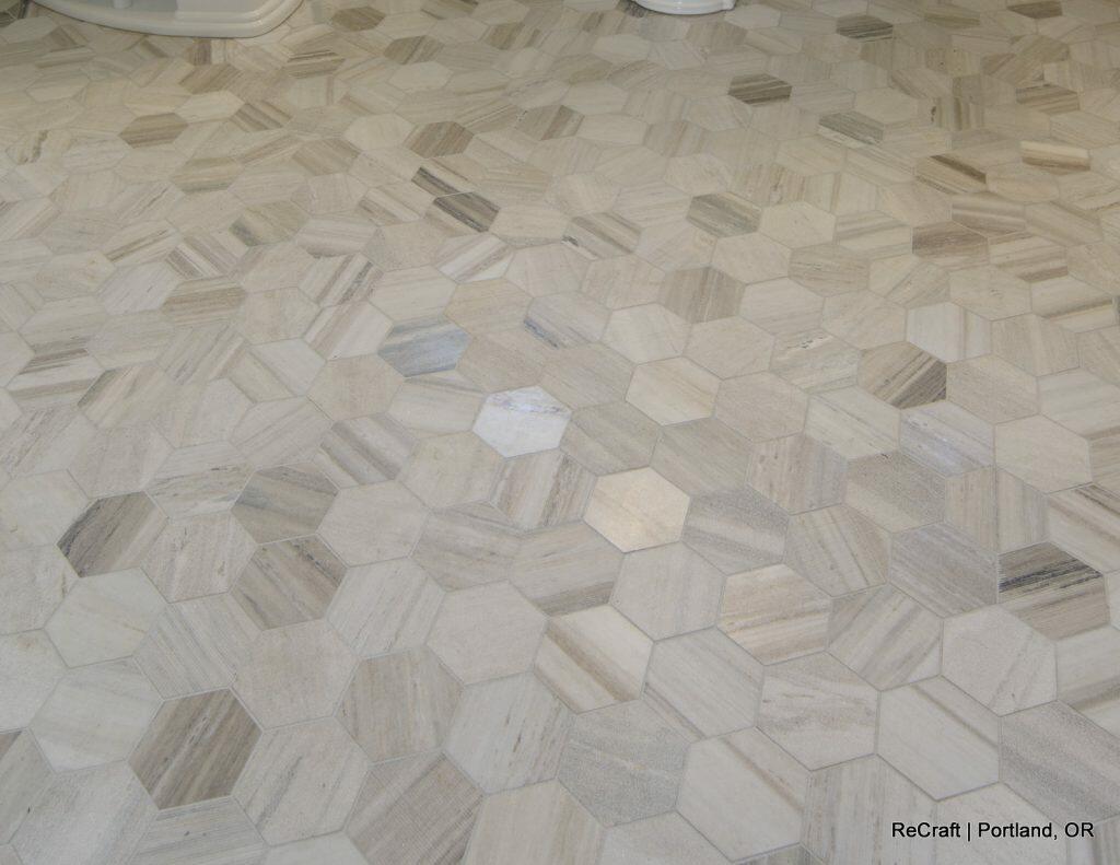 friedman_tile floor_detail Bathroom Remodel Flooring