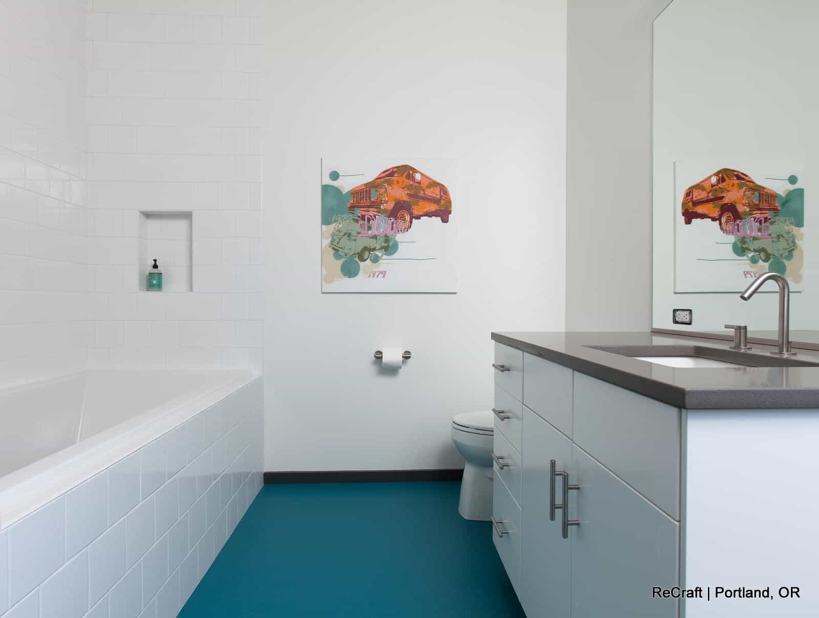 sorcinelli-kids bath portland, or | whole house remodel, sorcinelli kids bath