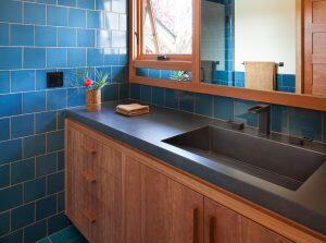 G-S residential bathroom remodel - new wash room sink