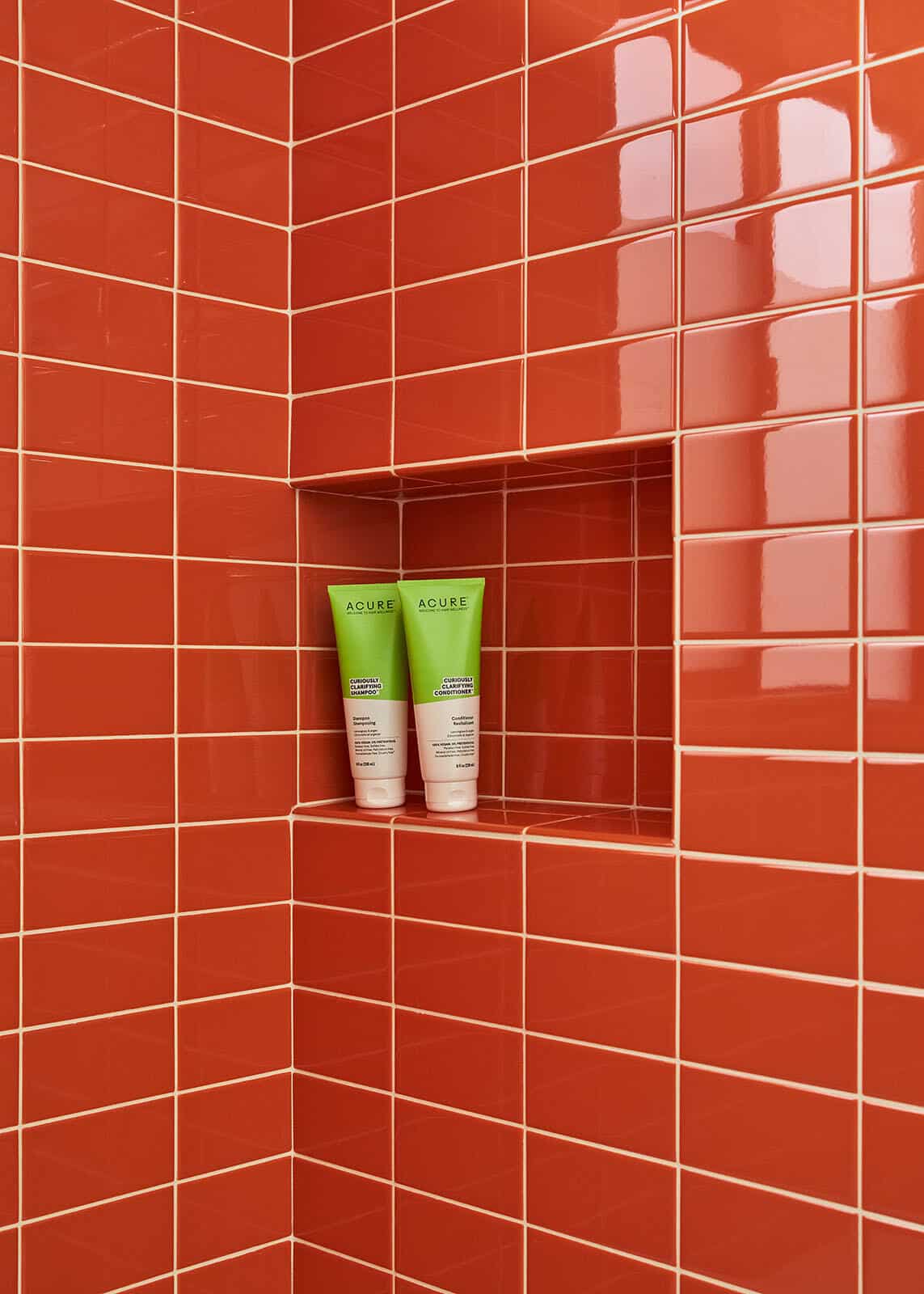 portland, or | hofkamp bathroom remodel, hkb kids bath tile niche