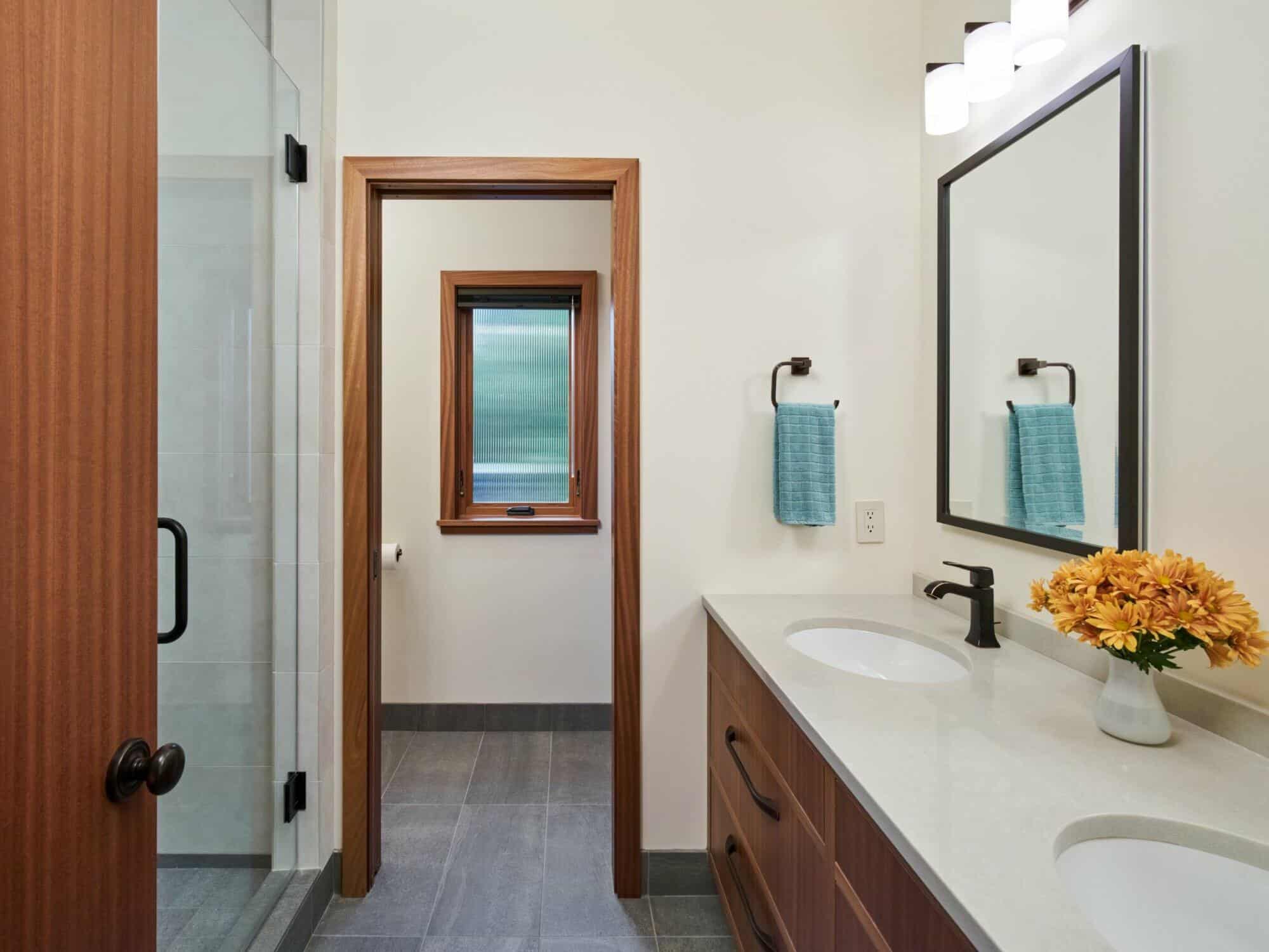 portland, or | kodis-salmon basement remodel, kodis salmon bath entry