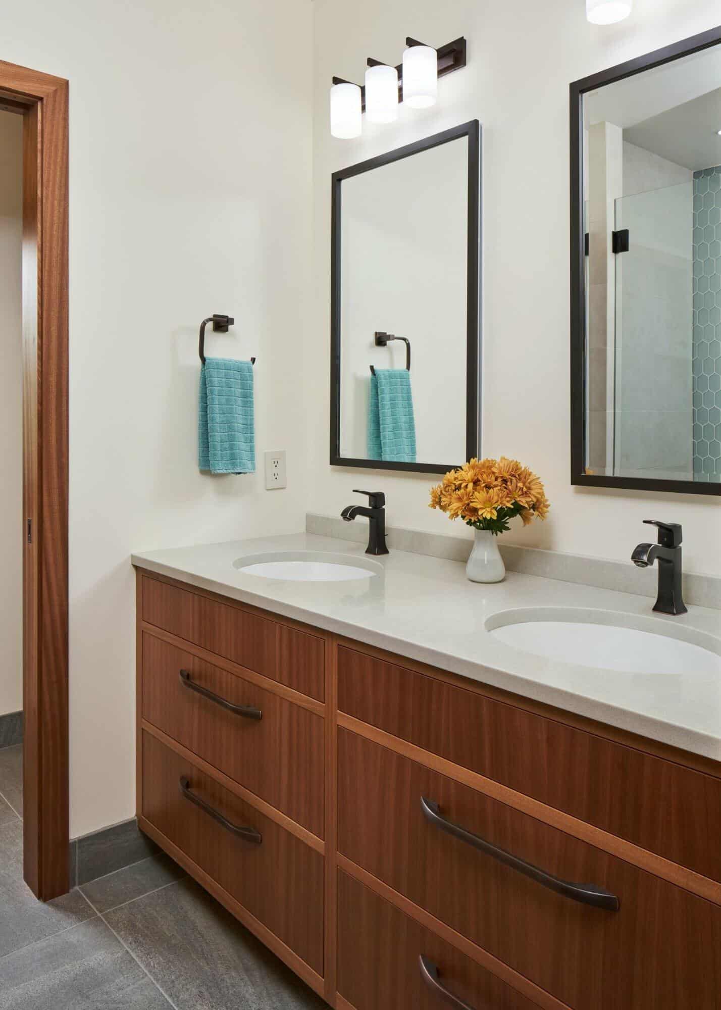 portland, or | kodis-salmon basement remodel, kodis salmon bath vanity vertical