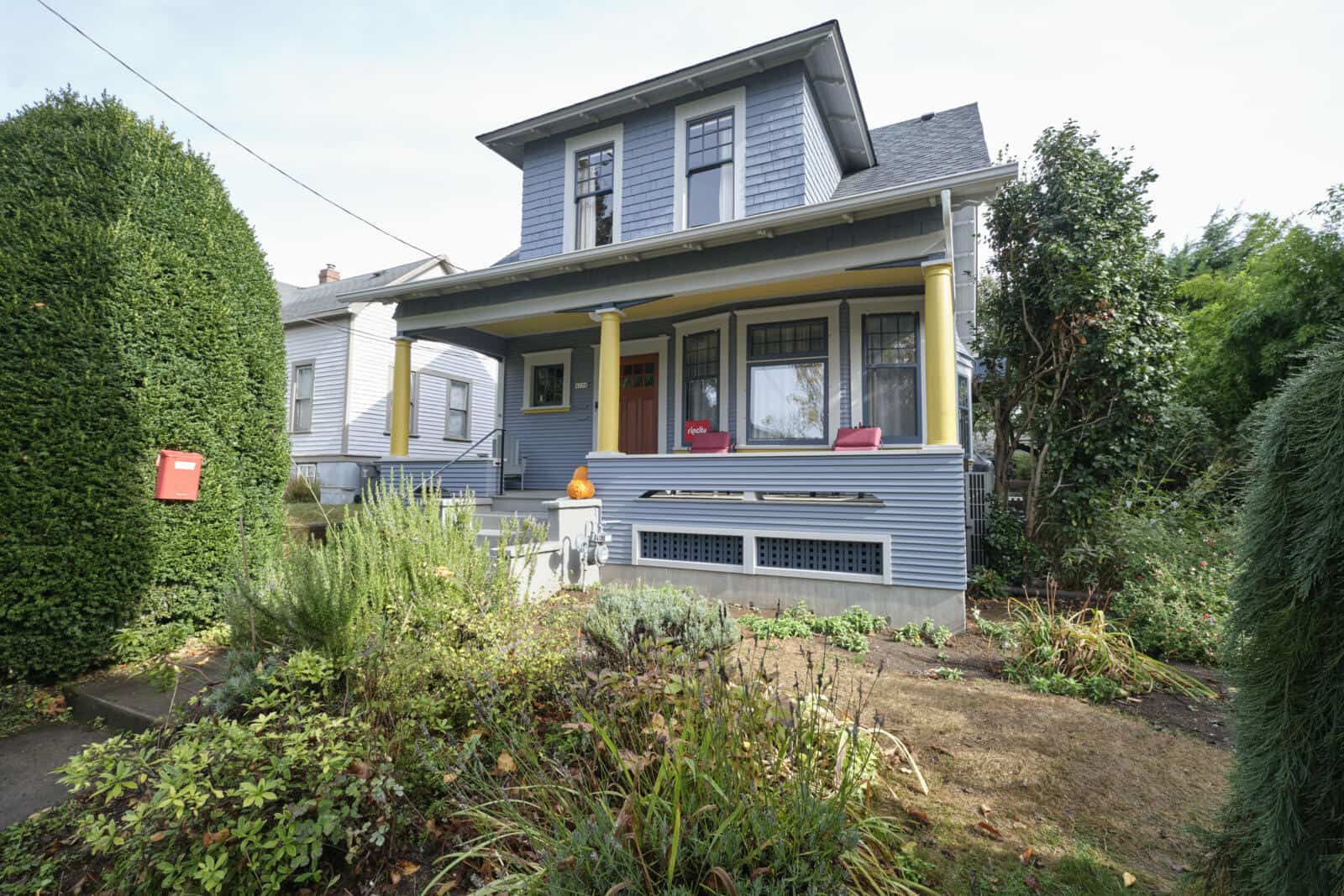 portland, or | roberts-marsicek porch remodel, roberts porch front view zoomed