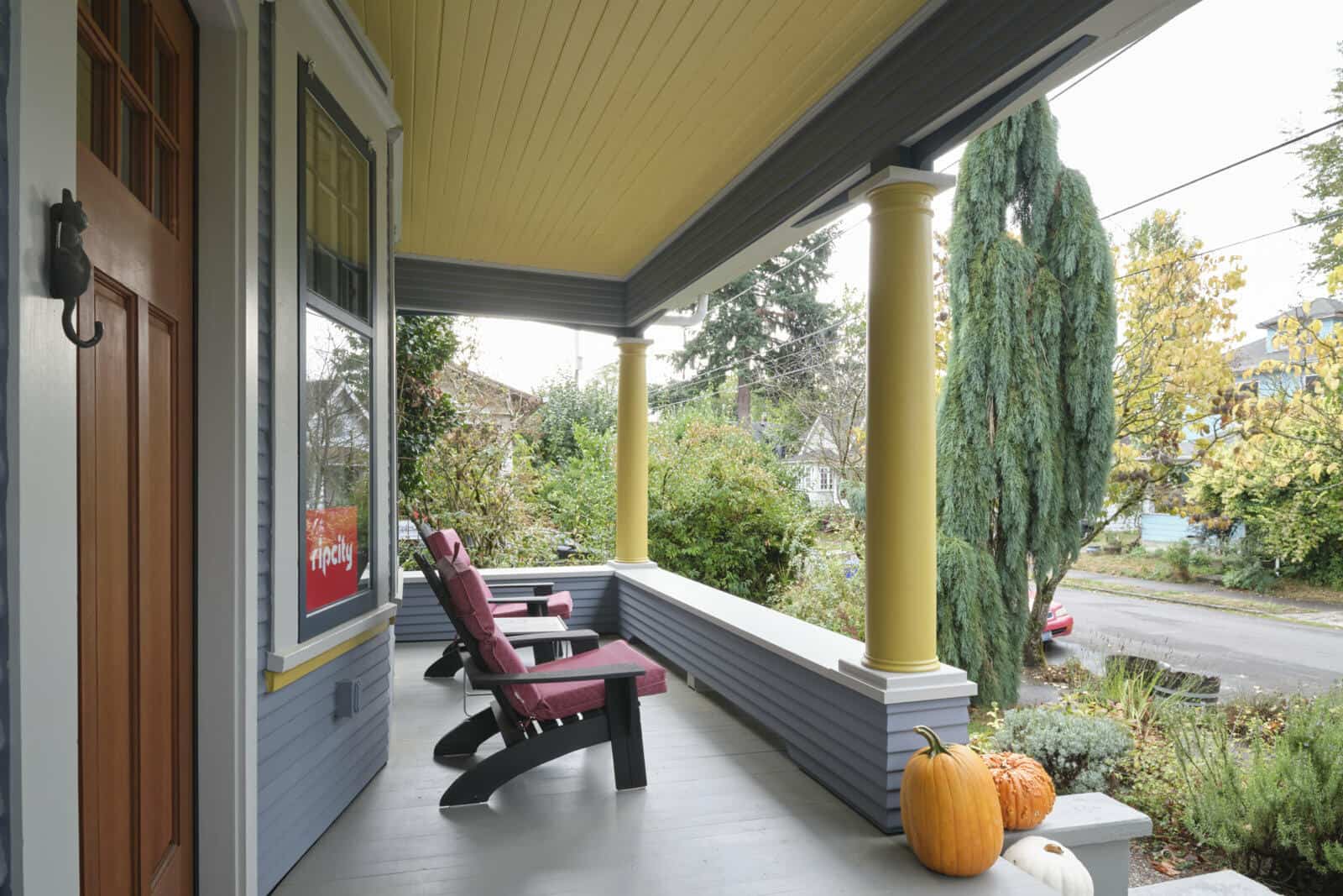 portland, or | roberts-marsicek porch remodel, roberts porch left view on porch zoomed