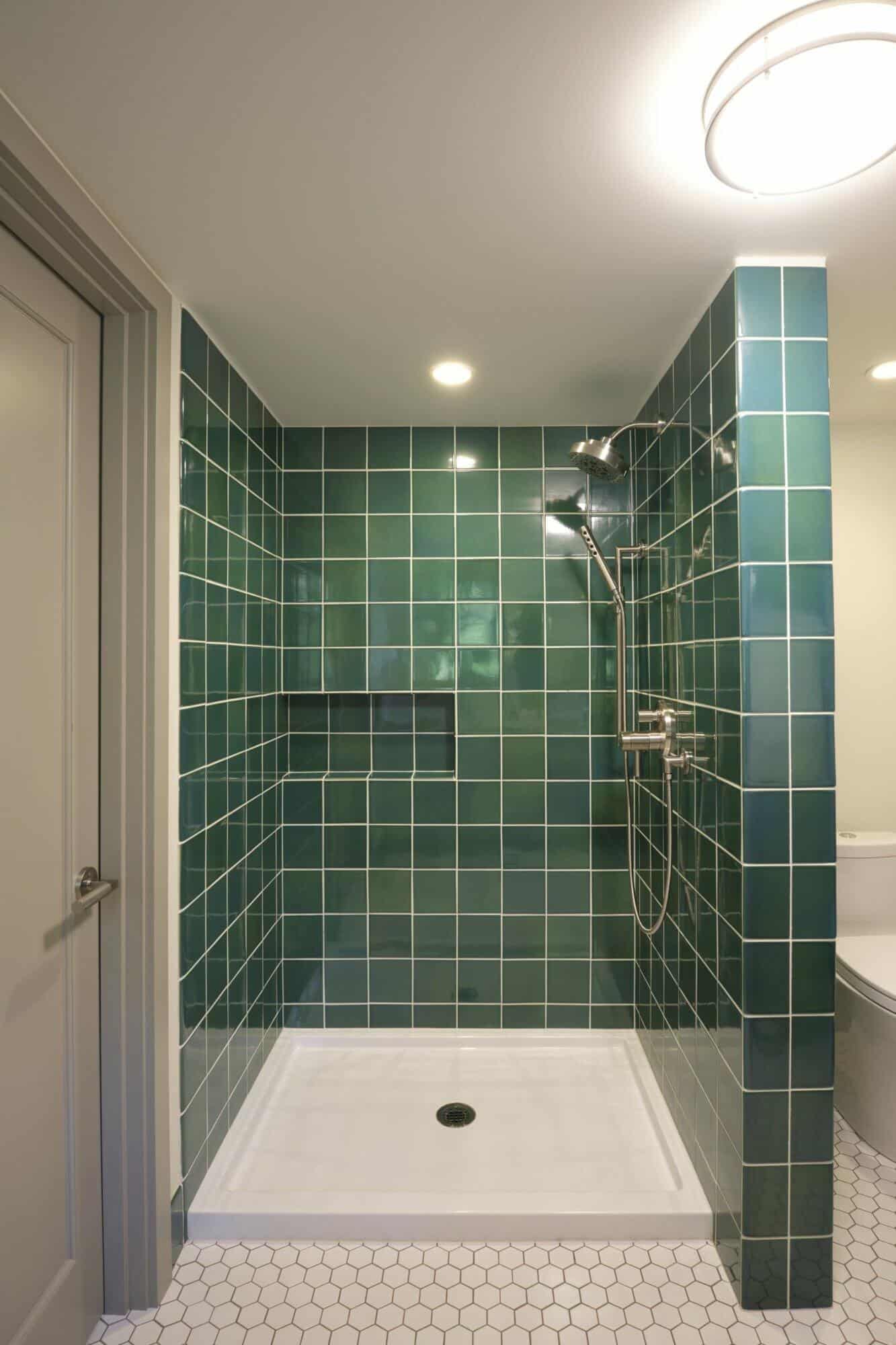 portland, or | scott basement remodel, scott shower downstairs bath