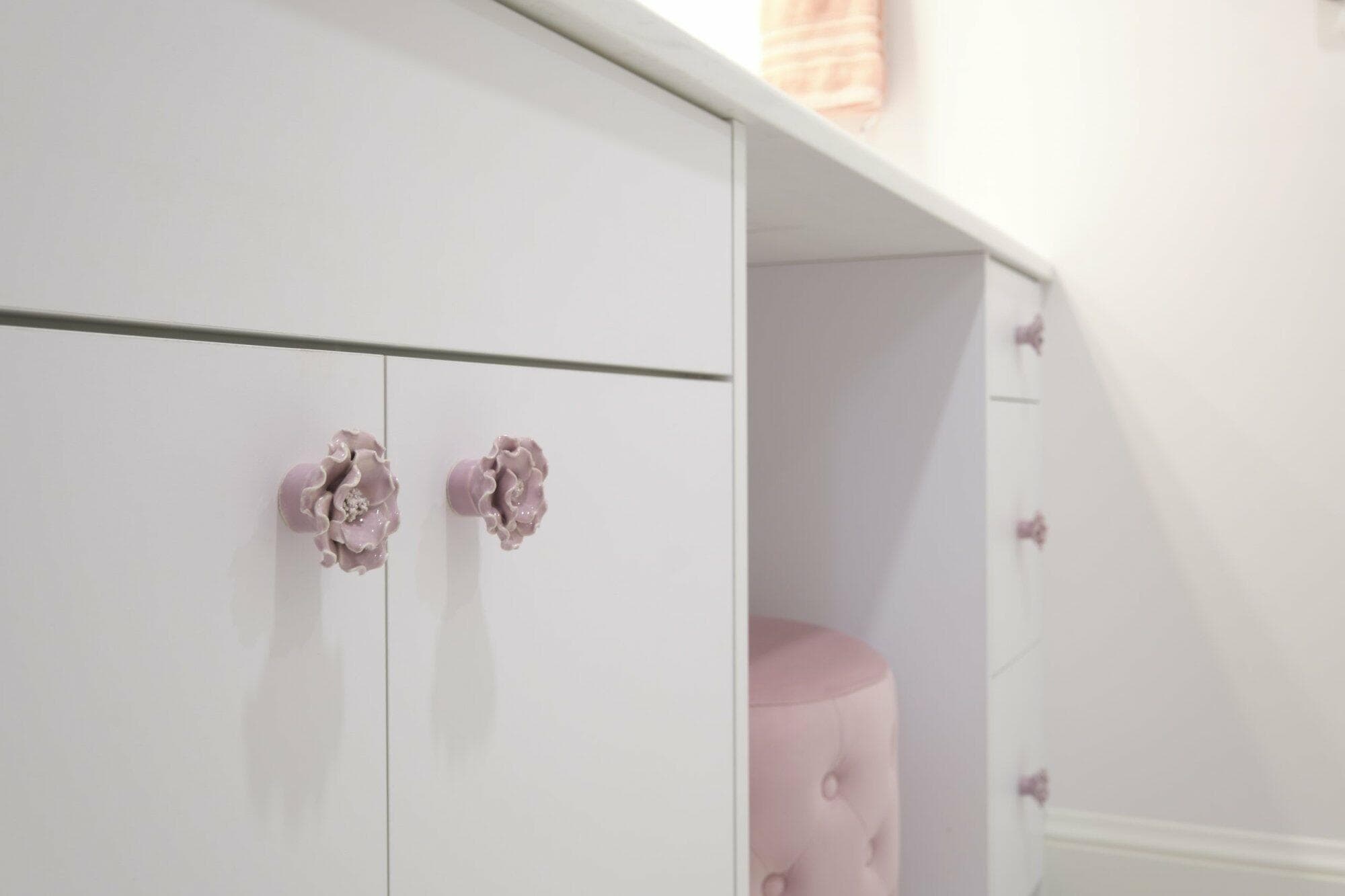 portland, or | gilbert primary bedroom and bathroom remodel, gilbert vanity pulls