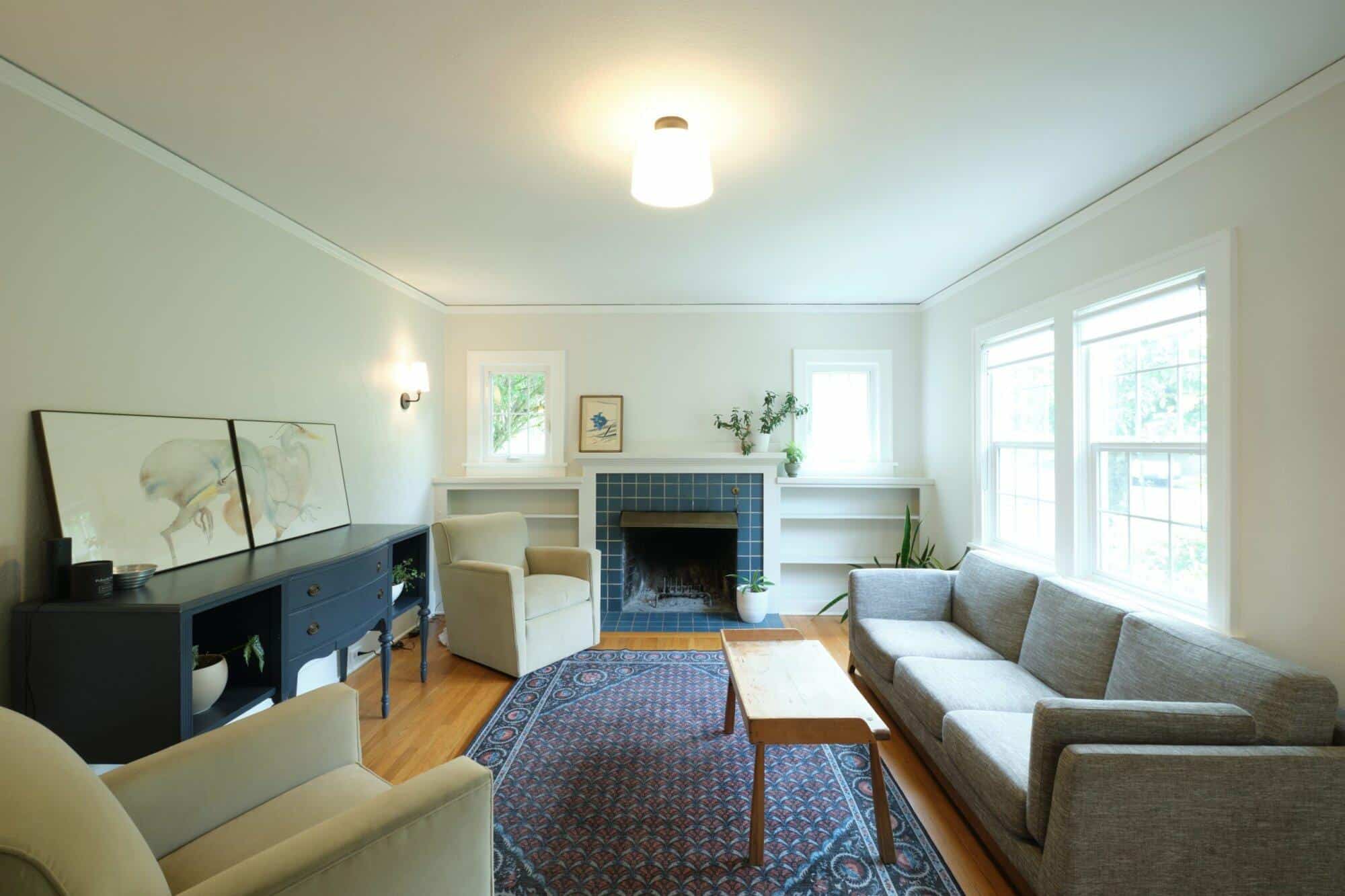 portland, or | jernstedt bathroom, living and dining remodel, jernstedt living room