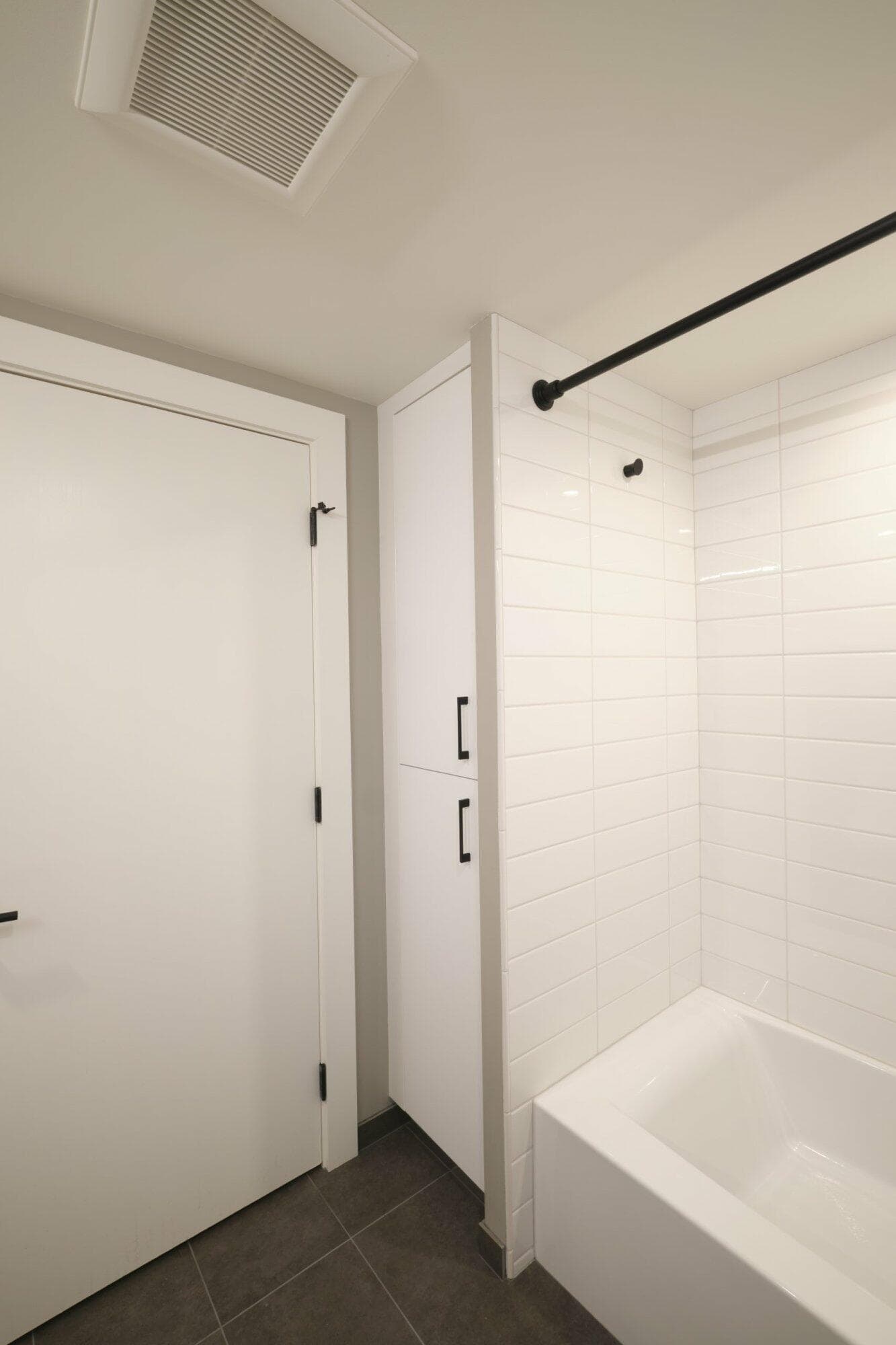 portland, or | wallace-sullivan basement remodel, wallace sullivan bathroom built ins