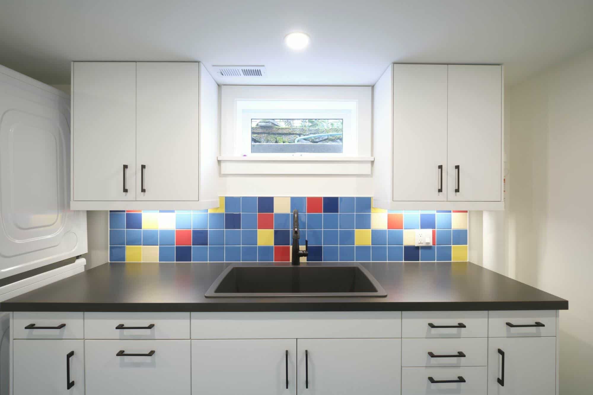 portland, or | wallace-sullivan basement remodel, wallace sullivan laundry room sink