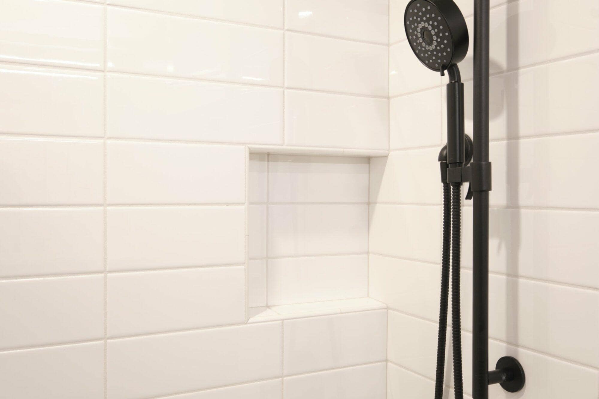 portland, or | wallace-sullivan basement remodel, wallace sullivan shower niche