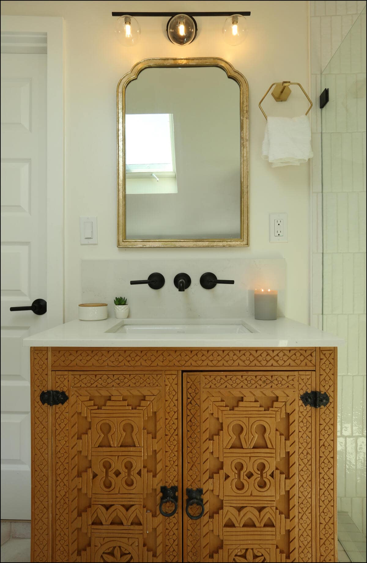 portland, or | scherer bathroom remodel, scherer vanity and mirror
